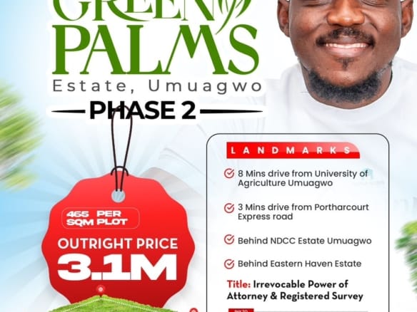 Green Palms Estate, Umuagwo, Imo State. 14 Green Palms Estate, Umuagwo, Imo State.