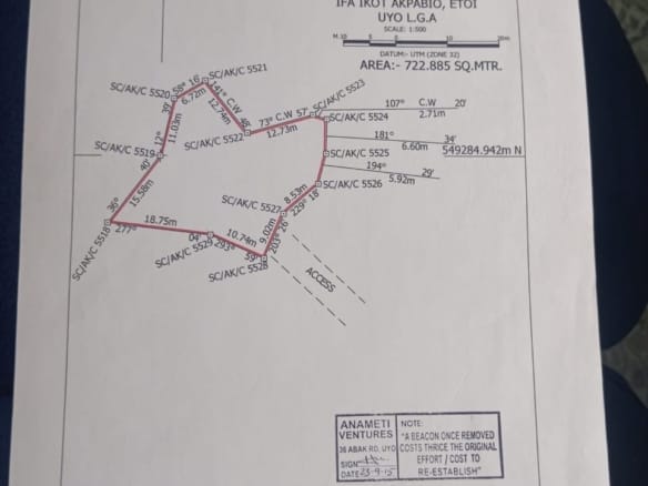 Built up land at Shelter Afrique Extension with all documents intact up for sale. 6 Built up land at Shelter Afrique Extension with all documents intact up for sale.
