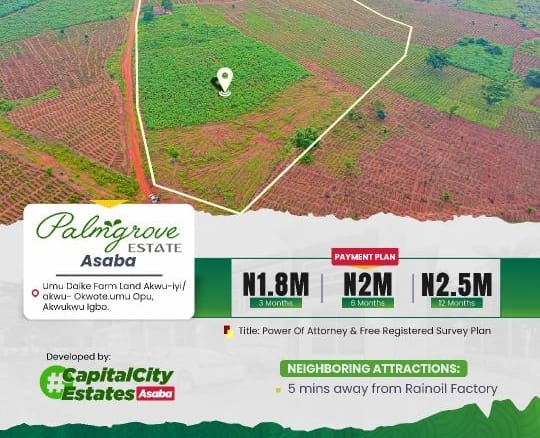 Palmgrove Estate, Asaba - Land banking opportunity. 14 Palmgrove Estate, Asaba - Land banking opportunity.