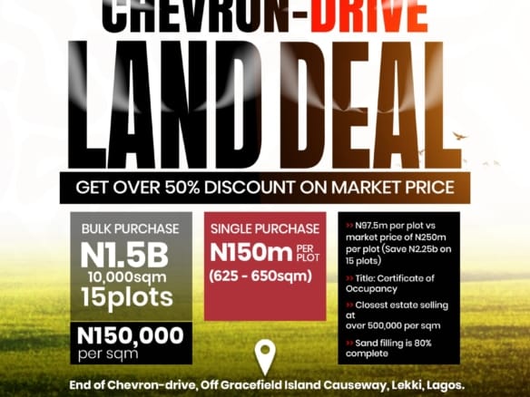 Chevron-drive Land for sale: Get up to 50% off market price! 24 Chevron-drive Land for sale: Get up to 50% off market price!