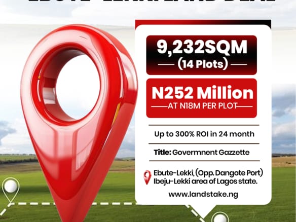 Ebute-Lekki Land Deal: Make up to 300% ROI in 24 months! 18 Ebute-Lekki Land Deal: Make up to 300% ROI in 24 months!
