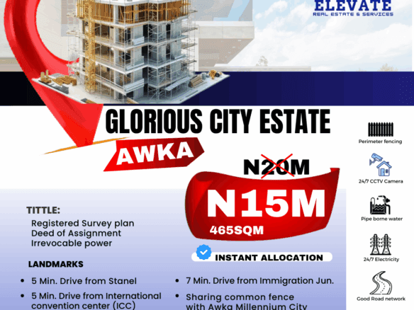Glorious City Estate Agu-Awka, Anambra State 8 Glorious City Estate Agu-Awka, Anambra State