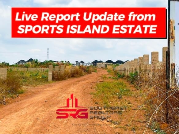 Prime plots for sale in Sports Island Estate, Centenary City Enugu. Invest in Enugu Nigeria from Abroad