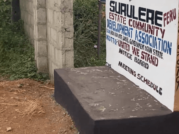 Full plot of land 60x100 for sale at feru , peace estate after lafenwa , ado-odo Ogun state