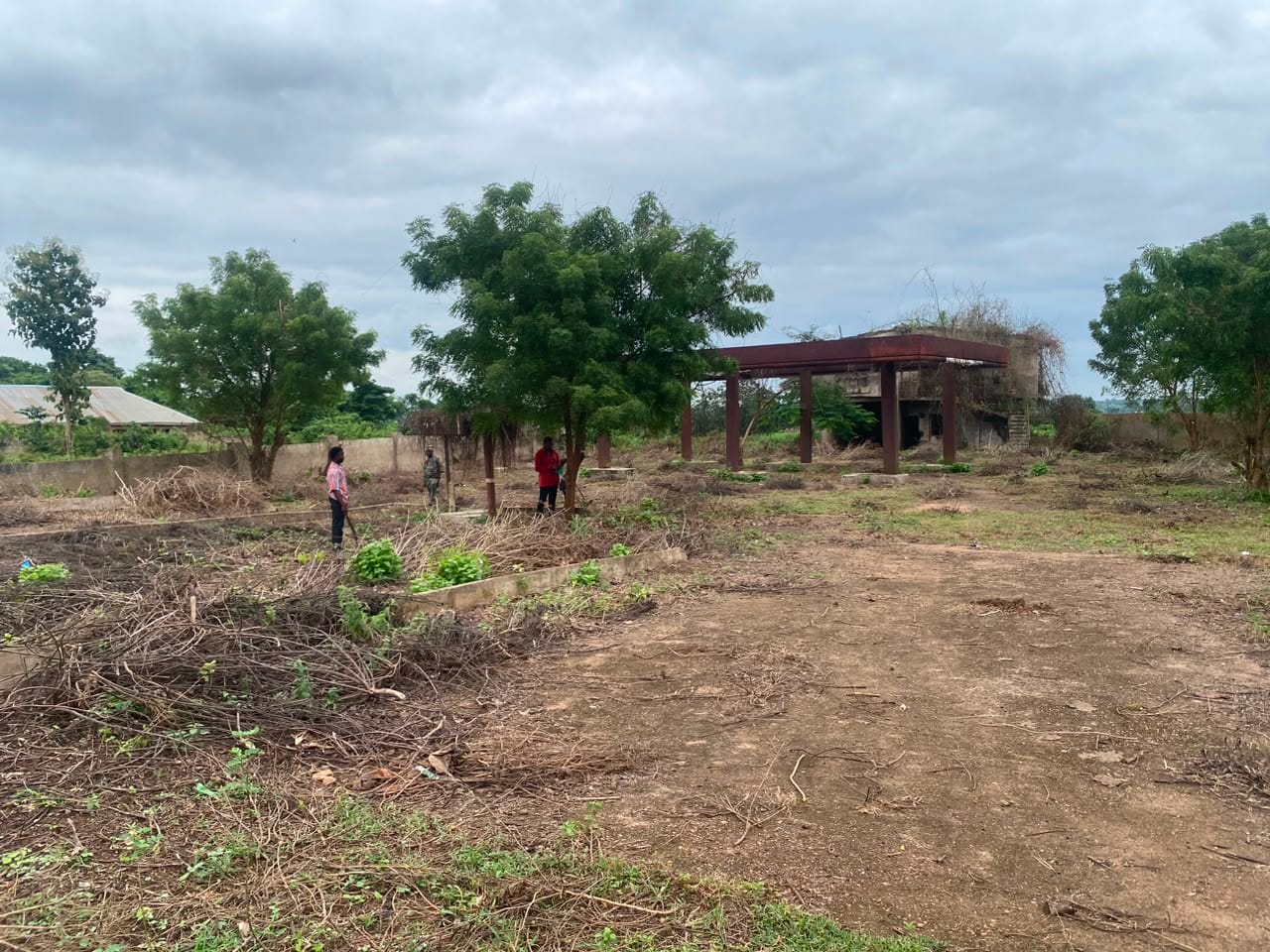 Plot of land with an uncompleted Petrol Filling Station for Sale